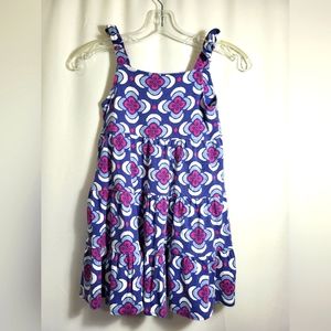 Gymboree blue and pink dress girls 7  #1704